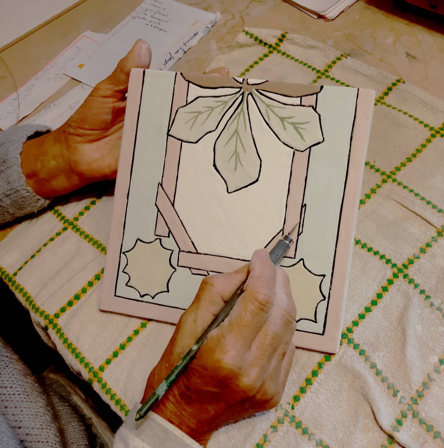 L'émaillage à la poire